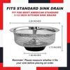 Storage Bags Kitchen Water Sink Filter Strainer Tool Stainless Steel Floor Drain Cover Shower Hair Catche Stopper1589