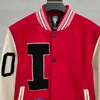 Kurtka kurtka skórzana kurtka z rękawem Męskie czerwone czarne kurtki regulacja regulacja kurtka niestandardowa baseball wysokiej jakości płaszcze dostosowywania