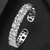 Godki Trendy Luxus Stapelbare Armreif Manschette für Frauen Hochzeit Voller Kubikzircon Kristall Cz Dubai Armband Partei Jewelry2019 Q0720
