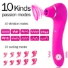 Sucer le clitoris avec un gode vibrateur pour les femmes Plug Anal Vagin Stimuler Masturbateur féminin Jouets sexuels pour les femmes Y201118