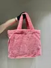 Großhandel High-End-Plüsch-Einkaufstasche Umhängetasche für Frauen Brusttasche Dame Tote Handtaschen Geldbörse Messengerbag Handtaschen Bunte Dickey0750