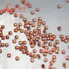 1-3 MM Round shape Natural Mozambique orange red garnet Stone Wholesale Loose Gemstone Q0531