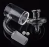 Accessoires pour fumeurs Flat Top 5mm Bas Quartz Banger Nail Avec Verre UFO Crank Carb Caps terp perle boule Pour Dab Rigs Conduites D'eau