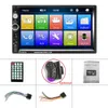 2 din Parcheggio auto Radio 7 "HD Autoradio Lettore multimediale 2DIN Touch Screen Auto audio Stereo MP5 Bluetooth USB TF FM Altoparlanti per fotocamera