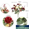 Romantique 21 têtes artificielle Rose fleurs chambre décor femme cadeau bricolage fausses fleurs soie fête décoration pour le nouvel an