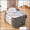 Bags Housekee Organization & Garden Non Woven Quilt Foldable Clothing Blanket Pillow Underbed Bedding Organizer Bag Home Closet Storage Box