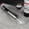 Wholesale Electric Bottle Opener Red Wine Screw Automatic Cordless Corkscrew Bar Supplies Kitchen Bottle Opener Tool 4 Colors XDH0636