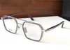 بيع البصريات الرجعية نظارات 5225 مربع التيتانيوم إطار نظارات البصرية وصفة تنوع عائن نمط سخية أعلى جودة مع glassescase