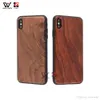 Blanco houten mobiele telefoons drop resistent aangepast logo voor iPhone 7 8 9 11 12 13 14 plus x xr xs max