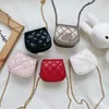 Projektant Dzieci Zmienione Torebka Moda Dzieci List Romb Linia Haft Linia Wallet Kocha Dziewczyna Księżniczka Crossbody Messenger Torba F738