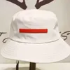 Женская шляпа-ведро Дизайнерская кепка Рыбацкие шляпы Мужские ведра Кепки Модные скупые поля Casquette Повседневная встроенная шляпа от солнца Дышащая Suns258d