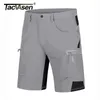 TACVASEN Men Summer Outdoor Shorts Quick Dry Knee Length Hiking Fishing Running Lightweight Multi-Pockets Workout 210806