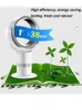 Uzaktan Kumanda Bladeless Fan On Dişliler Yumuşak Rüzgar 1-9h Zamanlama Sessiz Hava Dolaşımı Arıtma Güvenli Zemin Fan LED Dokunuş 30 W