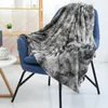 The latest 160X200CM blanket, large and small tie-dye double-layer thick super soft flannel lunch break gift blankets support custom logo