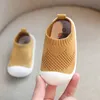 Kid Baby Primi Camminatori Traspirante Infantile Del Bambino Delle Ragazze Del Ragazzo Casual Maglia Fondo Morbido Comode Scarpe Antiscivolo 210312