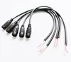 Hohe Qualität 22AWG DC 5,5*2,1mm Weibliche Stecker Strom Anschluss Kabel Für CCTV Über 30CM/Freies DHL/500PCS