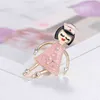 20 pcs Nurse Pin Gift Nurses Cute Pink Enamel Brooch Pearl Badge Women Medical Jewelry for Nursing Students