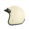 Motorcykelhjälmar Motorbike Casco Scooter Moto Dot Open Face Vintage Four Seasons Racing Half Casque Hjälm 2021