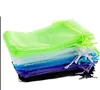 Wholesale 7*9cm Jewelry Bags Mixed Organza Jewelry Wedding Party Favor Xmas Gift Bags Purple Blue Pink Yellow Bla