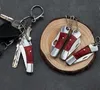 EDC extérieur chaîne belle coquille collier lame pliante couteau Mini poche portefeuille porte-clés couteaux outil de survie éplucheur HW450