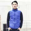 Automne hiver hommes léger doudoune coton gilet grande taille vers le bas coton gilet hommes femmes mince mode gilet 210819