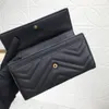 Top Quality Classic Designer Long Wallets Purses For Woman lady Genuine leather messenger Multi-Color Holders