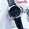 Wysokiej jakości pełne zegarki skórzane funkcjonalne Japonia Ruch kwarcowy Mężczyźni Zegarek Wodoodporne na rękę Montre De Luxe Prezenty