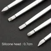 Nail Brushes 5 Pcs/Set Art Soft Silicone Pen Embossing Modeling Dotting Brush UV Gel Polish Carving Design Painting Professional Tools