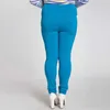 Женские леггинсы худые плюс большой размер конфеты цветные брюки протягивают супер эластичные брюки 6xL 210915