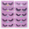 Eyelash 10/20/30/40/50/100 PCS 3D Mink Lashes Wholesale Natural False Eye Lashes Makeup Faux Mink Eyelashes In Bulk Thick Cils