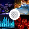 Battery Operated 1013 Leds RGB Led Party Submersible Light Underwater Night Lamp Garden Swimming Pool Lights for Wedding Vase Bow8430427