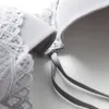 shaonvmeiwu Autumn winter sexy belt lace bra set women's underwear collection gathered bra thin under thick X0526