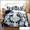 Bedding Sets Supplies Home Textiles & Garden Masonry Set Single Twin Fl Queen King Size Bed Aldt Kid Bedroom Duveter 3D 011 Drop Delivery 20
