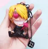 Create Anime One Piece Keychain Pendant Cartoon Luffy Soron Ace Garage Kit Keychains Fan Collection Memorial Gift Keyring L021893919