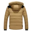Marca de inverno jaqueta militar homens grossos lã quente parka multi-bolso cargo homens windbreaker com capuz neve parka casaco masculino 210222