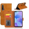 Carteira Clássica Capas de Couro PU Bolsas de Celular Sacos de Telefone Do Cartão Frame Photo Frame Toda Flip capa para Huawei Nova 6 Se 5i Pro 5Z 5T 5 4 4E33 3i 3E 2 Lite 2i 2s