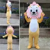 Halloween Cute Brown Lion Mascot Costume Top quality Cartoon Anime theme character Adults Size Christmas Carnival Birthday Party Outdoor Outfit