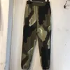 Sacos de desenhista Tracksuit Homens suor das mulheres ternos tênis esportes camuflagem calças brancas faixas camuflagem vintage moda alta rua US / UE tamanho s-xl