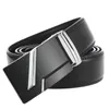 Bälten Fange Men Belt Leather Automatisk spänne Högkvalitativ manlig mode Jeans-kedja Stretch Solid Luxury Bland Black FG3118-3