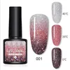 8ml Nuovo smalto per unghie con cambio di temperatura Barbie colla glitter paillettes cambia colore fototerapia colla a tre colori con cambio di temperatura 06