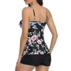 Dames Tweedelige Badpakken Buikcontrole Badmode Bescheiden Badpakken met Boyshort Tankini Badpakken voor Dames A50221s