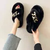 Women's Cross Band Slippers Soft Plush Furry Cozy Open Toe House Shoes Indoor Outdoor Faux Fur Slippers Comfy Slip On Breathable 220105