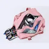 Fashion Female Fitness Yoga Bags 2021 Travel Bags Cabin Luggage Shoe Pocket Waterproof Nylon Weekend Sport Bag for Women Handbag