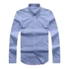 2022 Fall/Winter New Men Long Sleeve Plaid Shirts 100% Cotton Shirt Men's No Pocket Casual Fashion Shirts Size S-3XL