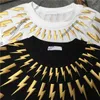 Lente zomer gele geometrie afdrukken t-shirts heren korte mouw t-shirt Designer t-shirt Camisetas t-shirts unsex katoenen tee tops259L