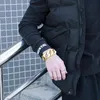 31 mm de large lourd grand énorme Miami chaîne cubaine bracelet en acier inoxydable chaîne à maillons plaqué or hommes femmes garçons bracelet hip-hop street costume