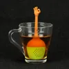 Gesture Style Silicone Tea Infuser Ok Yeah Palm Love You Style Tea Strainer Tea Leaf Infuser Filter Creative Hand Gestures Teapot XVT0674