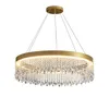 Postmodern luxury crystal chandelier living rooms high-end Nordic bedroom dining room simple atmospheric lamps decorative lights