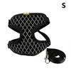 Kattenboorden Loods Huisdierproducten levert Rhinestone Mesh Harness Leash Set Vest voor kleine hond