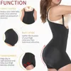 Kvinnors sömlösa företag Tummy Control PowerNet Shapewear Suit Bantning Underbust Black Full Body Shapers